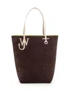 Jw Anderson Tall Anchor Tote In Khaki