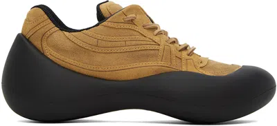 Jw Anderson Tan Bumper Hike Sneakers In 509 Pecan