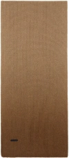 Jw Anderson Tan Gradient Scarf In 619 Tobacco