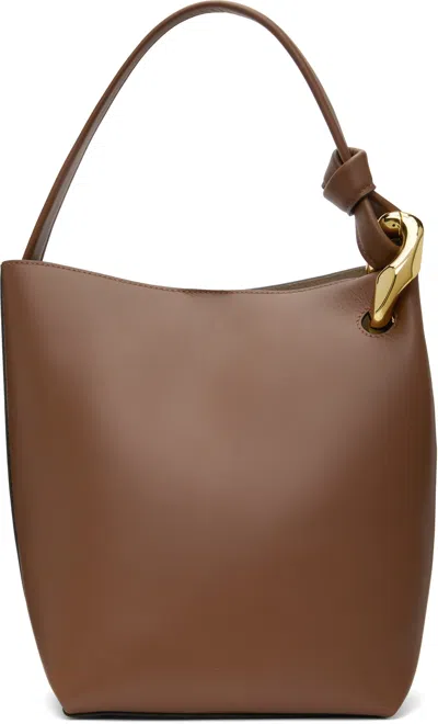 Jw Anderson Tan Jwa Corner Bucket Tote In 640