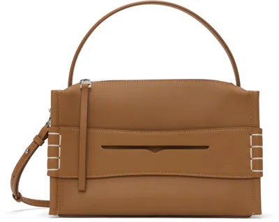 Jw Anderson Tan Loafer Bag In 640
