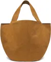 Jw Anderson Tan Maxi Canvas Tote In 604 Caramel