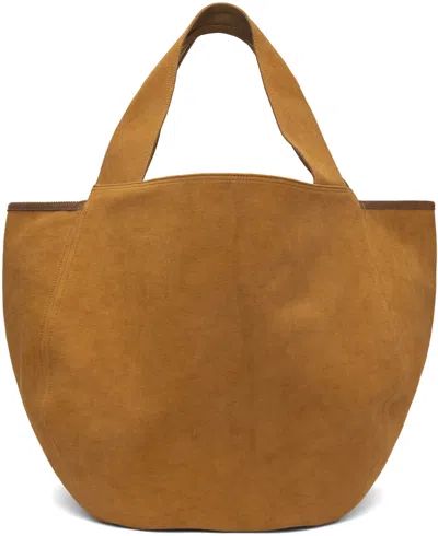Jw Anderson Tan Maxi Canvas Tote In 604 Caramel