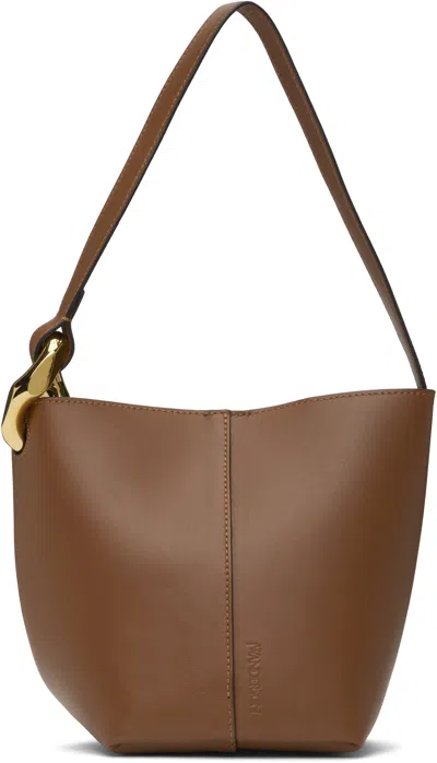 Jw Anderson Tan Small Jwa Corner Bucket Tote In 640 Tan
