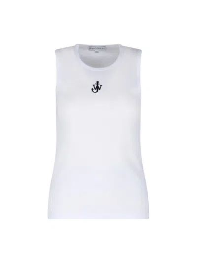 Jw Anderson Tank Top Anchor In White