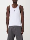 Jw Anderson Printed Vest Top In Weiss