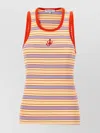 Jw Anderson J.w. Anderson Striped Contrast Trim Vest