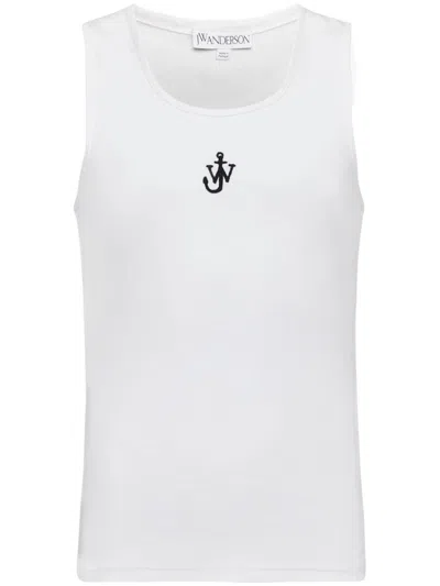 JW ANDERSON LOGO TANK TOP - MEN'S - ELASTANE/COTTON