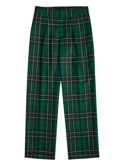 JW ANDERSON TARTAN TROUSERS