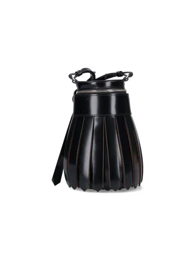 Jw Anderson "tassel" Crossbody Bag In Black  