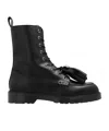 Jw Anderson Tassel-detail Lace-up Boots In Black