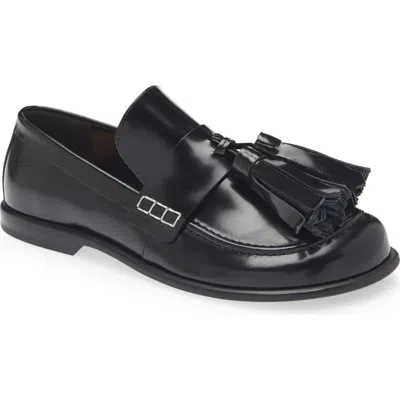 Jw Anderson Black Tassel Loafers In Schwarz