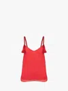 Jw Anderson Tassel Strap Cami Top In Red