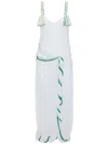 Jw Anderson Women Tassel Strap Twisted Dress In White
