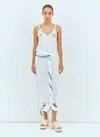 Jw Anderson Women Tassel Strap Twisted Dress In White