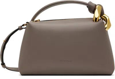 Jw Anderson Taupe Jwa Corner Leather Top Handle Bag In 190 Taupe