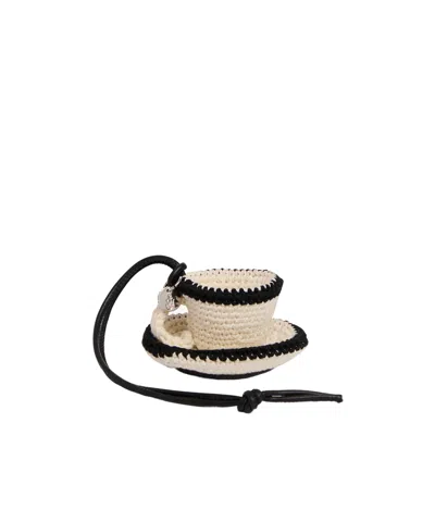 Jw Anderson Teacup Charm In White