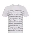 Jw Anderson W Anderson Womens Ivory Text-print Cotton-jersey T-shirt In White