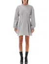 Jw Anderson Hourglass Mini Dress In Grey