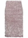 Jw Anderson Side-slit Skirt In Pink