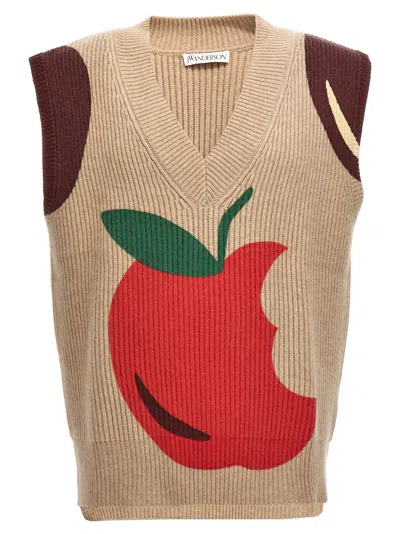JW ANDERSON THE APPLE COLLECTION SWEATER, CARDIGANS MULTICOLOR