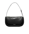 Jw Anderson The Bumper Slim Shoulder Bag In Black