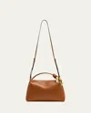Jw Anderson Small Corner Shoulder Bag In Tan