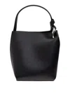Jw Anderson Borsa A Secchiello In Pelle Nera  Donna In Black