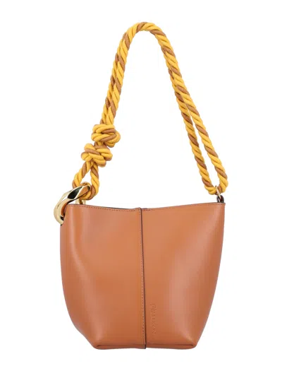 Jw Anderson J.w. Anderson The Jwa Corner Bucket Bag In Pecan