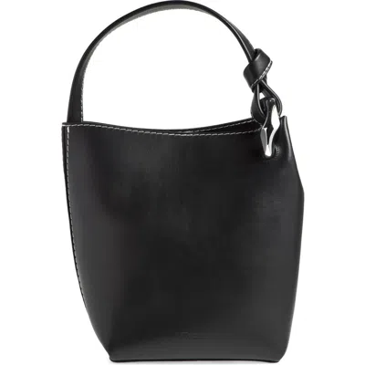 Jw Anderson Black Jwa Corner Bucket Bag In 999 Black