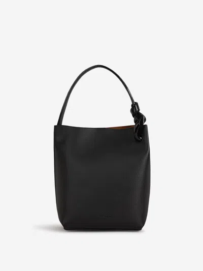 Jw Anderson Black Jwa Corner Bucket Bag In 999 Black