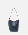Jw Anderson Dark Blue Corner Small Bucket Bag