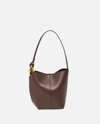 Jw Anderson The Jwa Corner Small Bucket In Brown