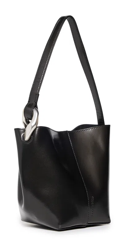 Jw Anderson J. W. Anderson The Jwa Corner Small Bucket In Black