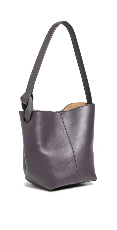 Jw Anderson The Jwa Corner Small Bucket Bag Deep Mauve