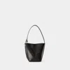 Jw Anderson The Jwa Corner Small Bucket Shoulder Bag - J.w. Anderson - Leather - Black In Black