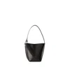 Jw Anderson The Jwa Corner Small Bucket Shoulder Bag - J.w. Anderson - Leather - Black In Black