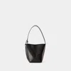 Jw Anderson The Jwa Corner Small Bucket Shoulder Bag - J.w. Anderson - Leather - Black In Black