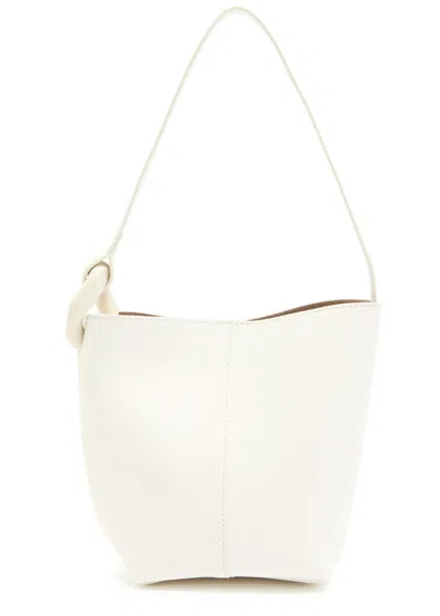 Jw Anderson The Jwa Corner Small Leather Bucket Bag