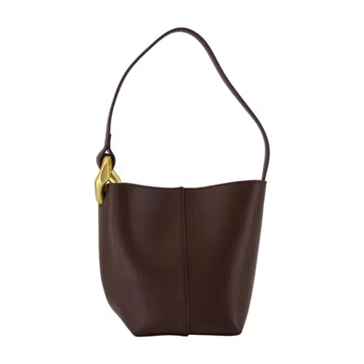 Jw Anderson J. W. Anderson The Jwa Corner Small Bucket In Brown