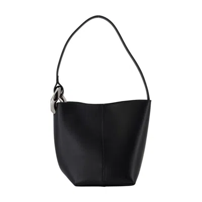 Jw Anderson The Jwa Corner Small Shoulder Bag In Black