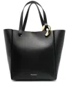 Jw Anderson The Jwa Corner Tote Bag In Black