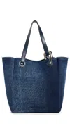 Jw Anderson The Jwa Corner Tote Blue In Blue