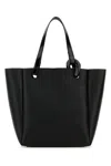 Jw Anderson Leather Corner Shopping Bag With Structured Silhouette