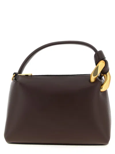Jw Anderson The Jwa Small Corner Bag Handbag In Brown