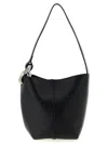 Jw Anderson Shoulder Bag With Metal Hardware And Seam Detailing In Black