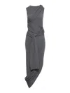 Jw Anderson Grey Jersey Dress In Gray
