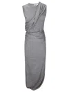 Jw Anderson J. W. Anderson Sleeveless Fitted Dress In Gray