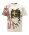 Jw Anderson Tie-dye Organic Cotton T-shirt In White