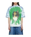 Jw Anderson Tie-dye Organic Cotton Polo Shirt In Multicolor